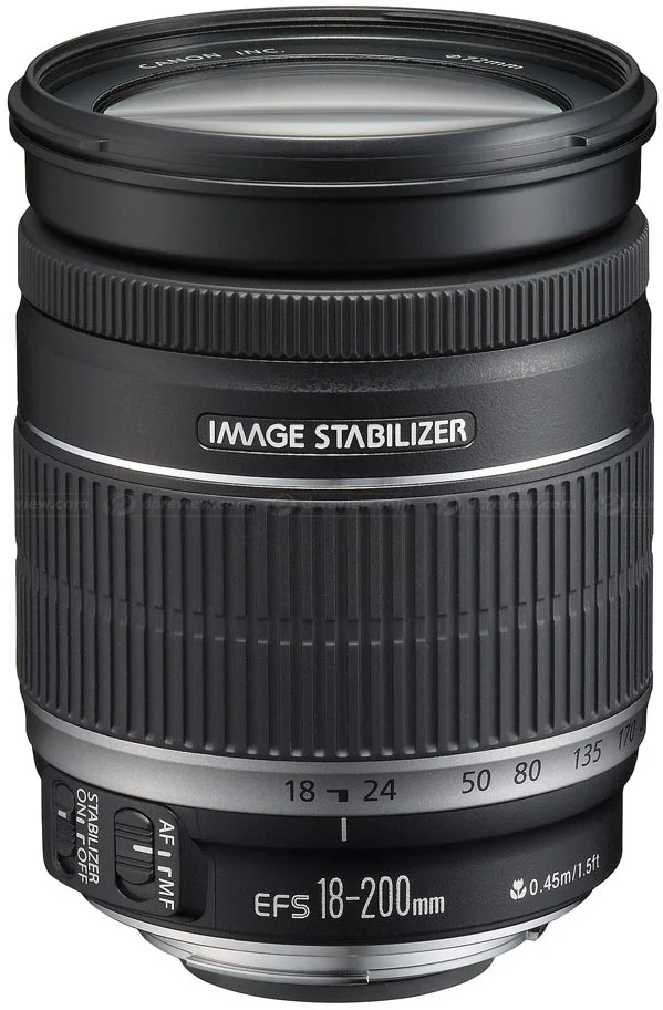 Objectif pour Reflex CANON EF-S 18-200mm f/3.5-5.6 IS