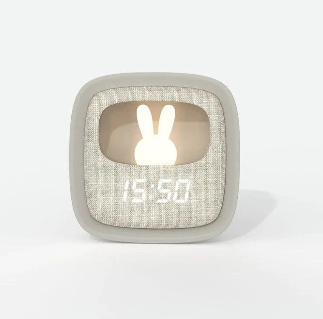 Réveil MOBILITY ON BOARD Billy Clock Lapin Gris