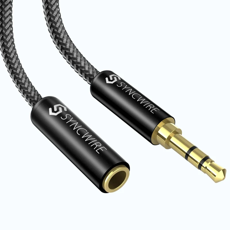 Câble d’extension pour casque (3,5 mm mâle vers femelle)