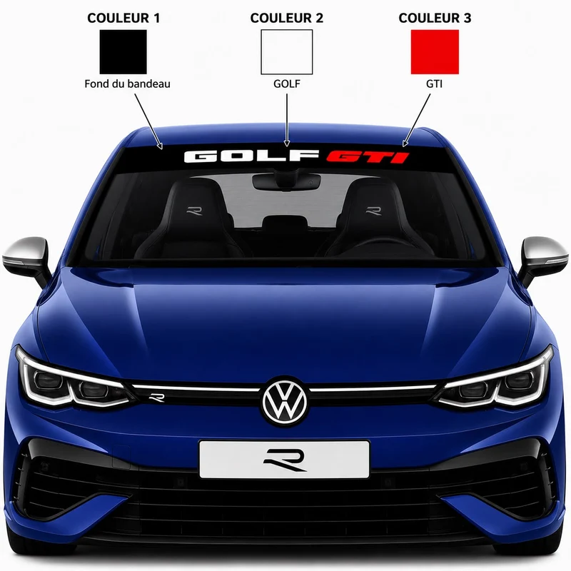 Bande Pare Soleil GOLF GTI