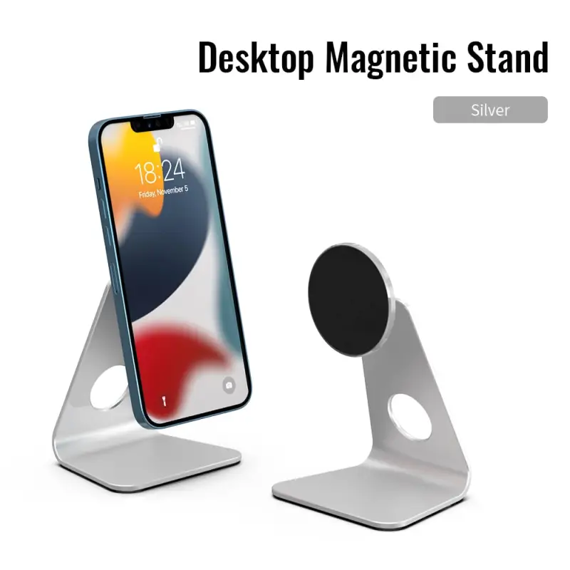 Desk Phone Holder Magnetic Universal Magnet Tablet Mount for iPhone iPad Xiaomi Mobile Holder Rotary