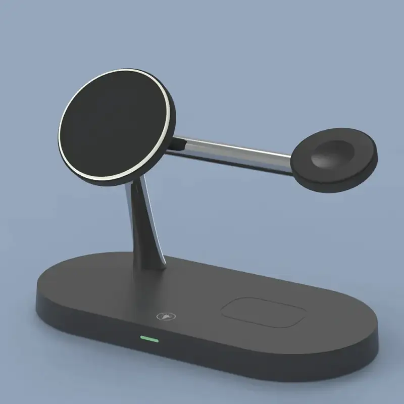 5in1 Wireless Fast Charging Stand with Night Light - Magnetic Power Delivery PD Phone Watch Charger