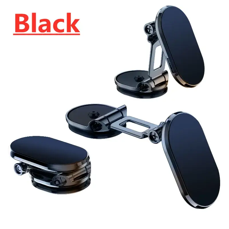 Rotatable Magnetic Car Phone Holder Stand - Desktop Phone Holder Stand - Folding Automotive Phone Mount