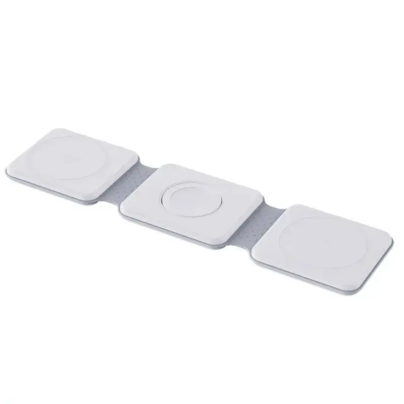 3in1 Wireless Foldable Fast Charging Pad - Magnetic Power Delivery PD Phone Watch Charger Stand
