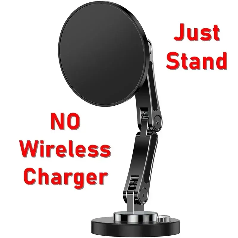 15W MagSafe Wireless Fast Charging Car Cradle - Wireless Power Delivery PD Auto Phone Charger Stand