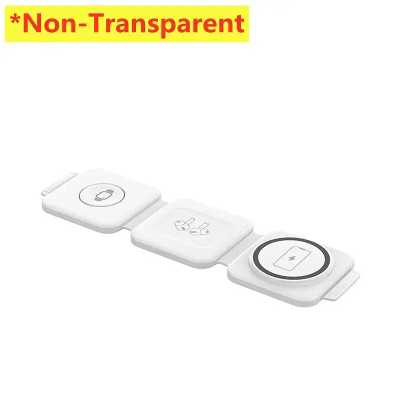 MagSafe 3In1 Wireless Fast Charging Pad & Stand - Foldable Power Delivery PD Phone Watch Charger