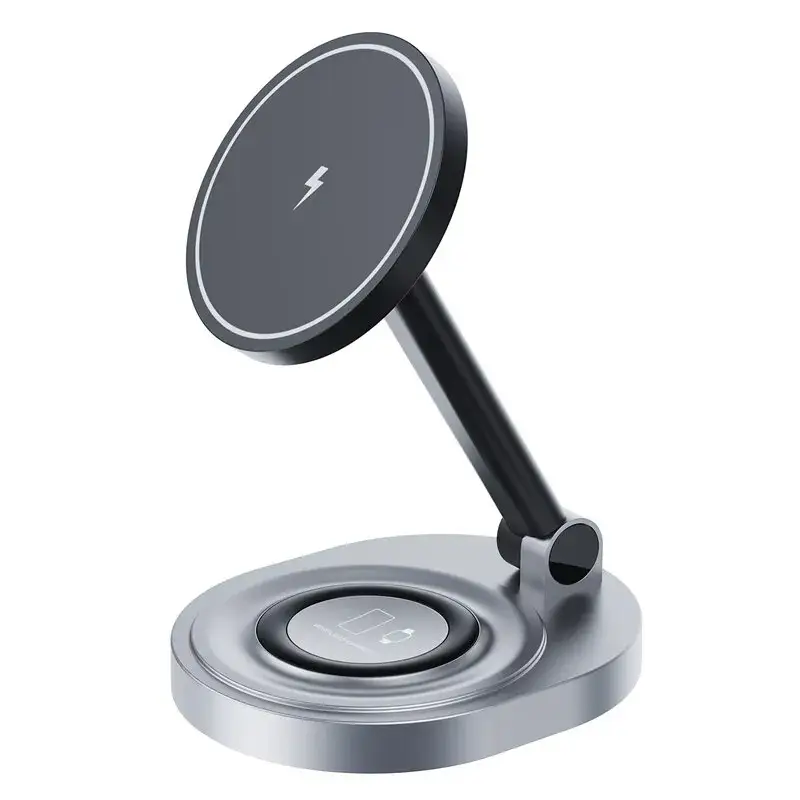 2in1 MagSafe Wireless Fast Charging Stand - Magnetic Power Delivery PD Phone Charger