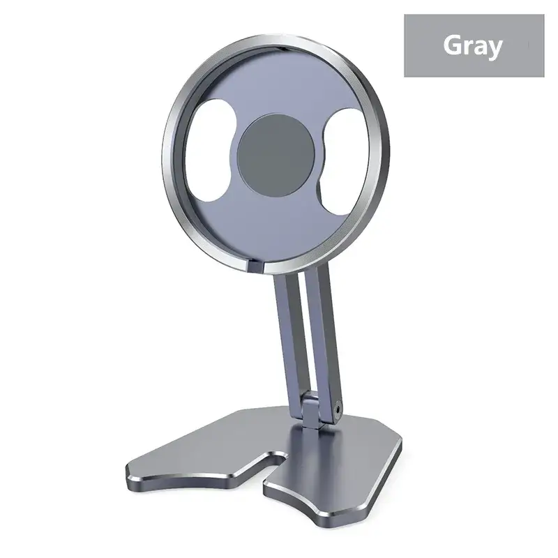 Foldable Alloy Phone Stand - MagSafe Wireless Charger Compatible Dock