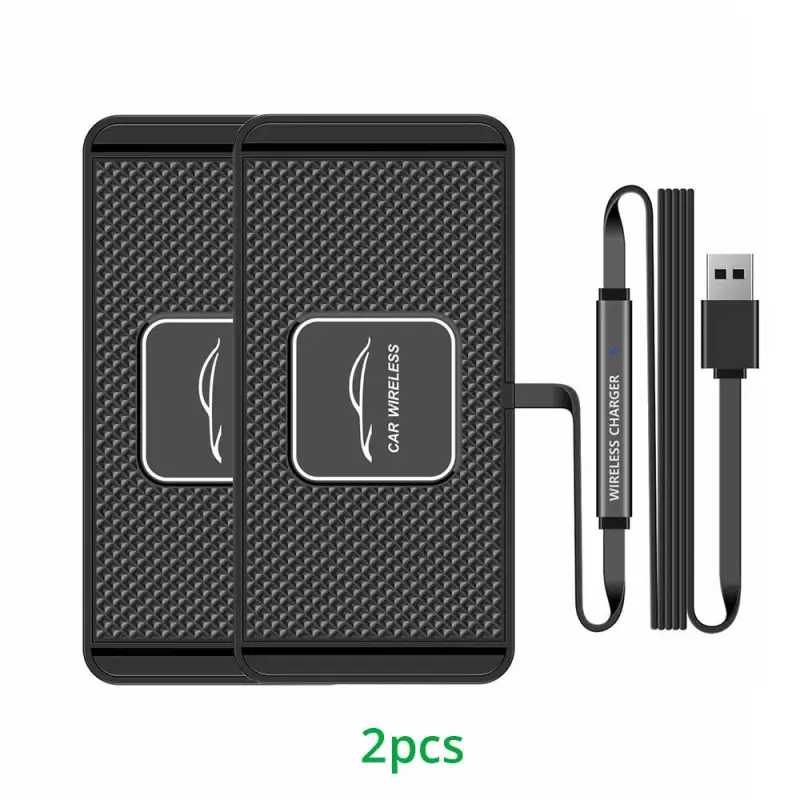 15W Qi Wireless Fast Charging Mat - Magnetic Power Delivery PD Phone Charger Stand