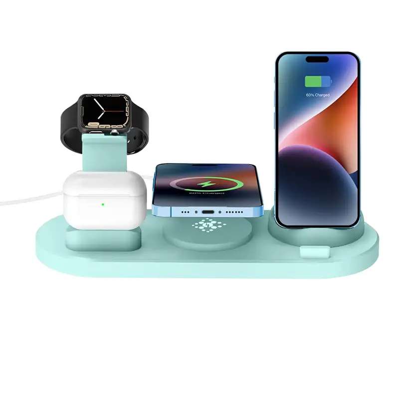100W 4in1 MagSafe Wireless Charging Stand - Magnetic Power Delivery PD Phone Watch Charger Dock