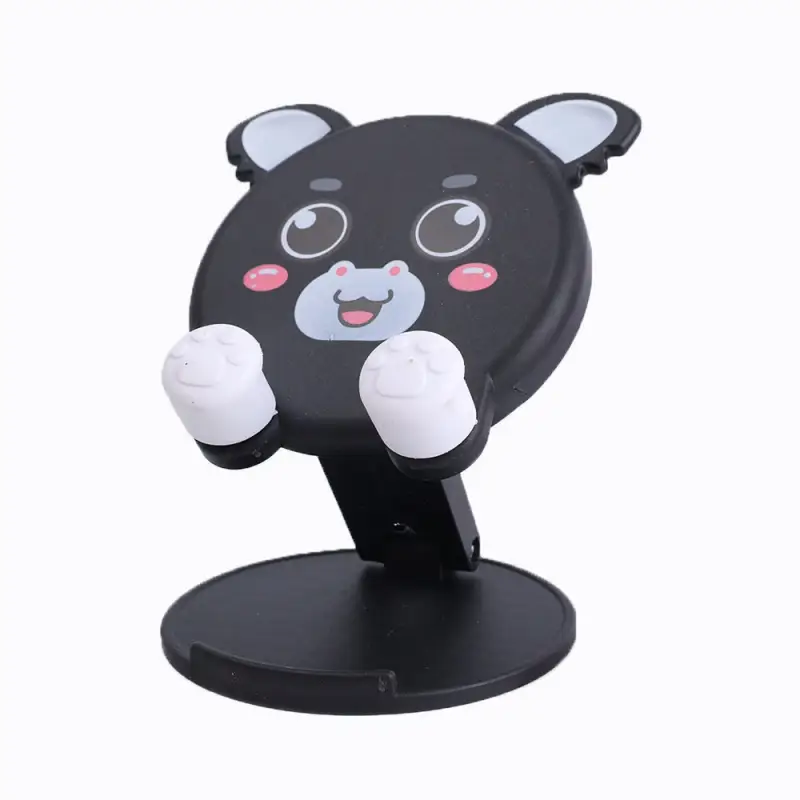 Cute Universal Desktop Mobile Phone Holder Stand for IPhone IPad Adjustable Tablet Foldable Table