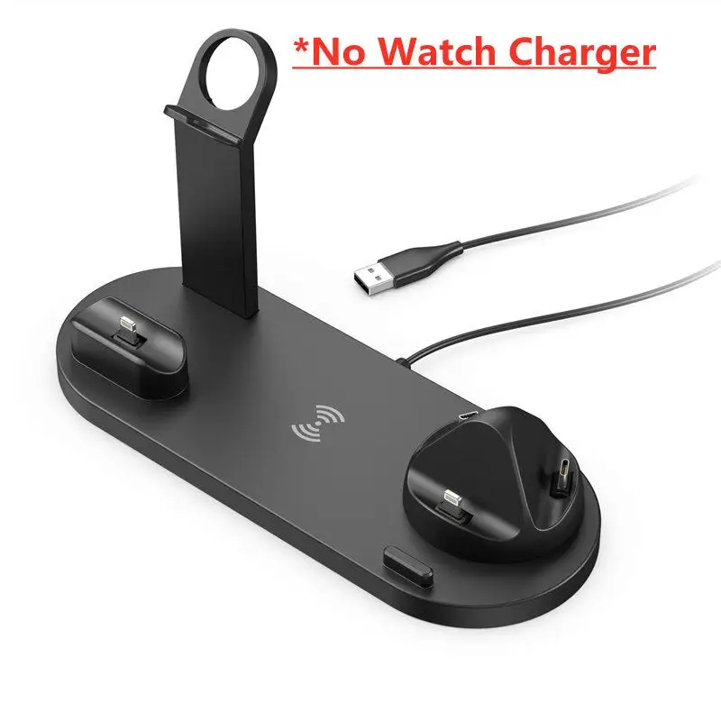 30W 7in1 MagSafe Wireless Fast Charging Stand - Magnetic Qi Power Delivery PD Phone Watch Charger Dock