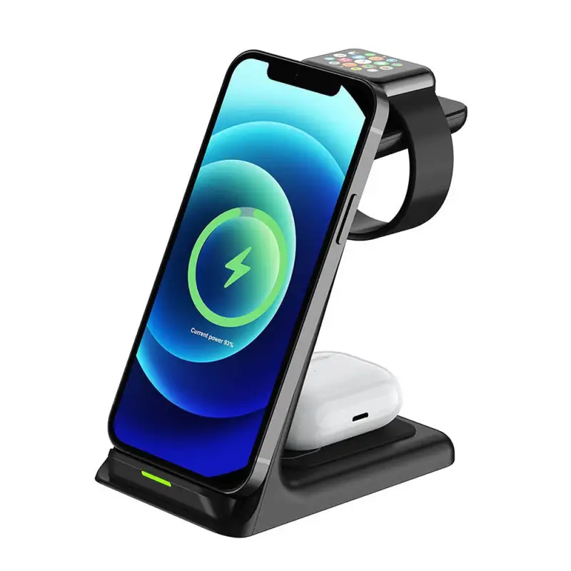 20W 3in1 MagSafe Wireless Fast Charging Stand - Power Delivery PD Phone Watch Charger Dock