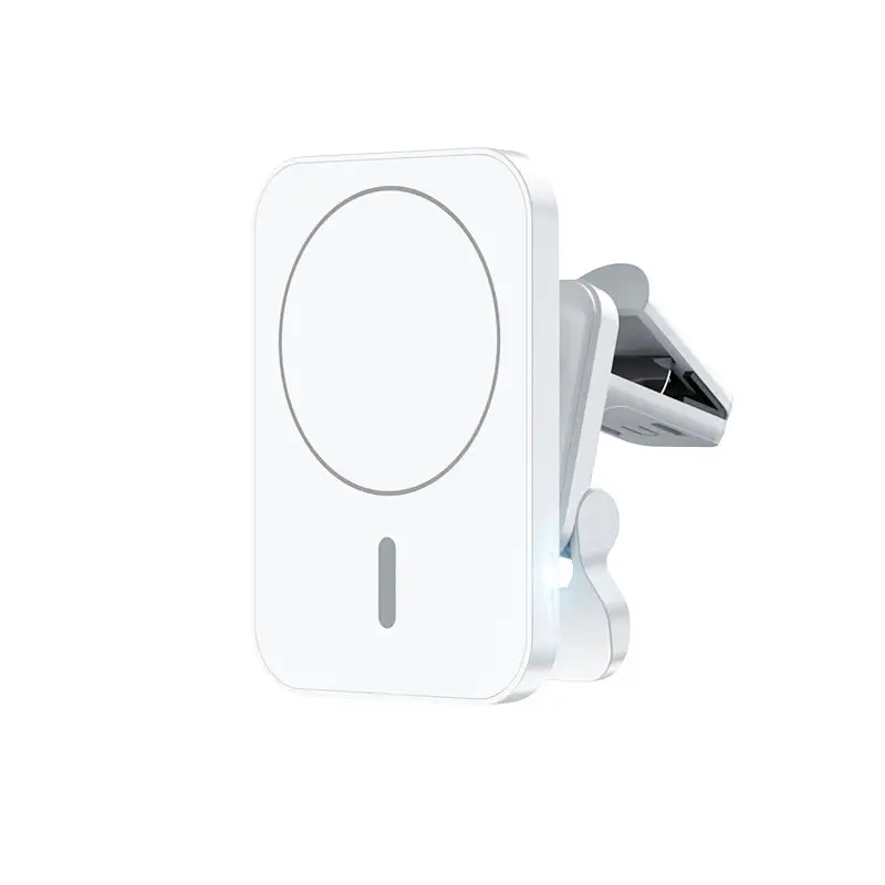 15W MagSafe Wireless Fast Charging Car Cradle - Magnetic Power Delivery PD Auto Phone Charger Stand