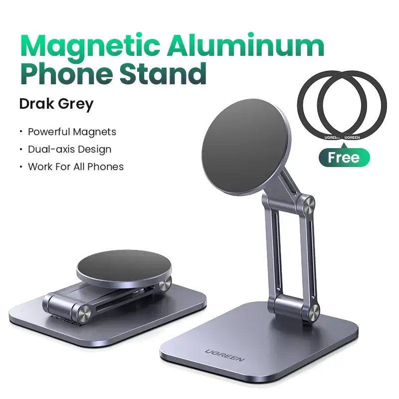 UGREEN Magnetic Phone Holder - Compact Lightweight Foldable Stand