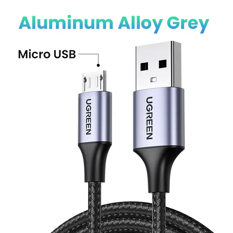 UGREEN 3A Fast Charge Cable - USB A / Micro USB Quick Charge Data Cord