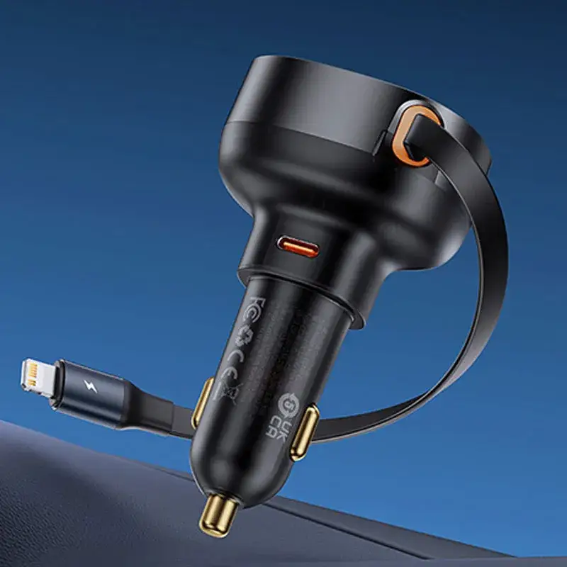 Baseus 60W 2-Port USB-C Car Charger