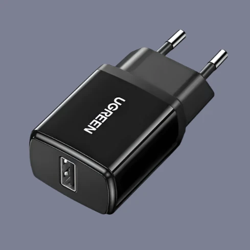 UGREEN USB 2.1A Fast Charging Socket - Quick Charge QC Phone Charger Plug