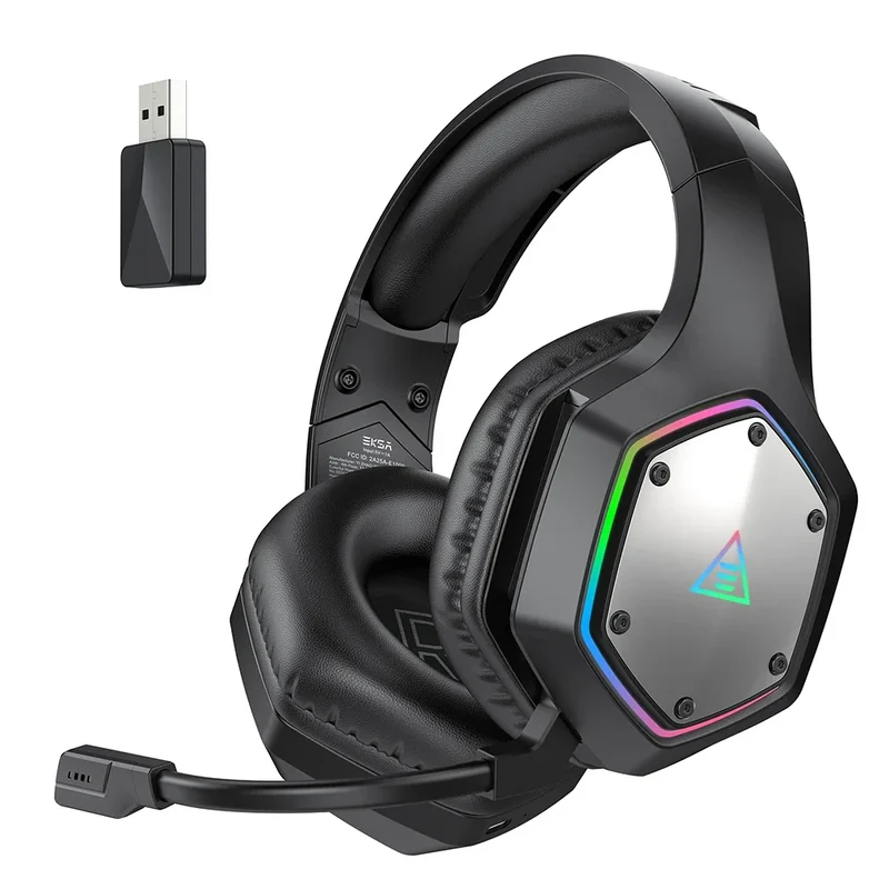 EKSA E1000 Wireless Bluetooth Gaming Headphones with Microphone - TWS Noise Cancelling HiFi Stereo Surround 7.1 Dynamic Headset