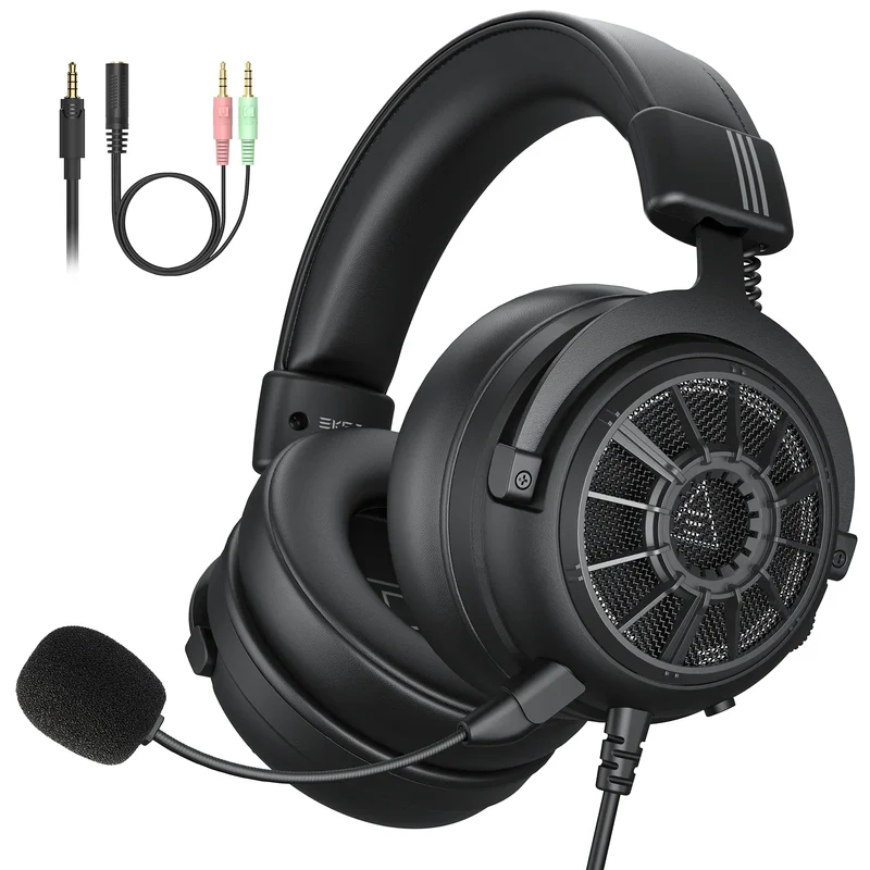 EKSA E5000 Pro Wired Gaming Headphones with Microphone - TWS Noise Cancelling HiFi Stereo Surround 7.1 Dynamic Headset