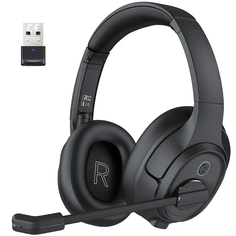 EKSA H6 Wireless Bluetooth Gaming Headphones with Mic - TWS Noise Cancelling HiFi Stereo Dynamic Headset