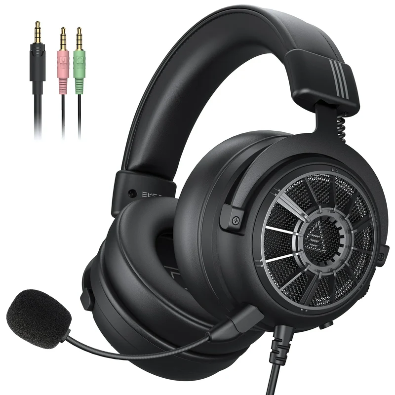 EKSA E5000 Wired Over-Ear Gaming Headphones - TWS Noise Cancelling HiFi Stereo Dynamic Headset