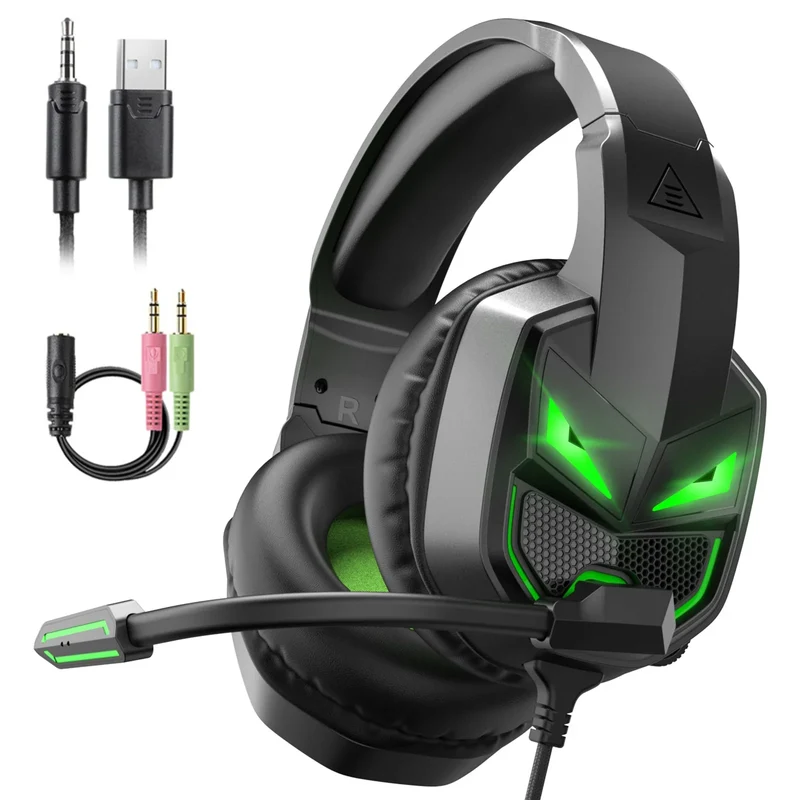 EKSA Fenrir Wired PC Gaming Headphones with Noise Cancelling Microphone - TWS Noise Cancelling HiFi Stereo Surround 7.1 Dynamic Headset