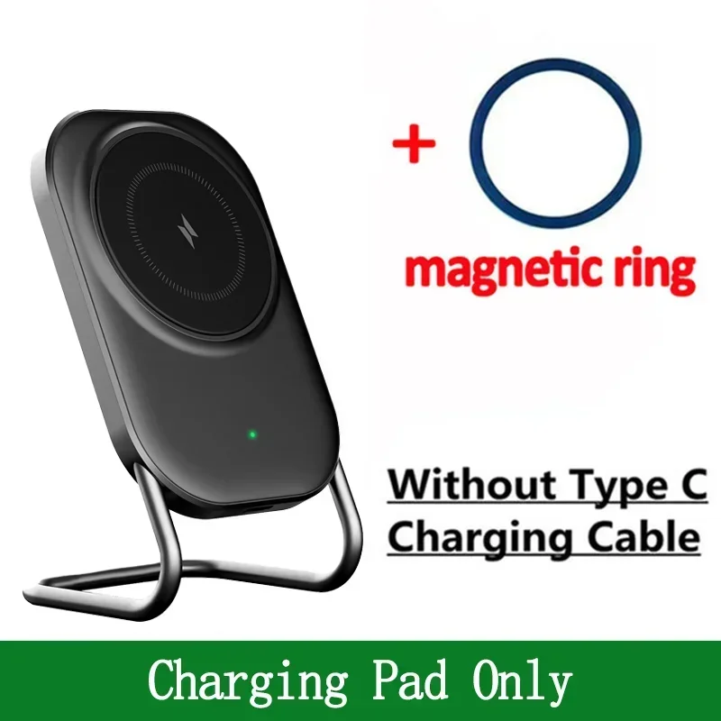 15W MagSafe Wireless Charger Phone Stand for iPhone & Airpods - Power Delivery PD Phone Desk Charger