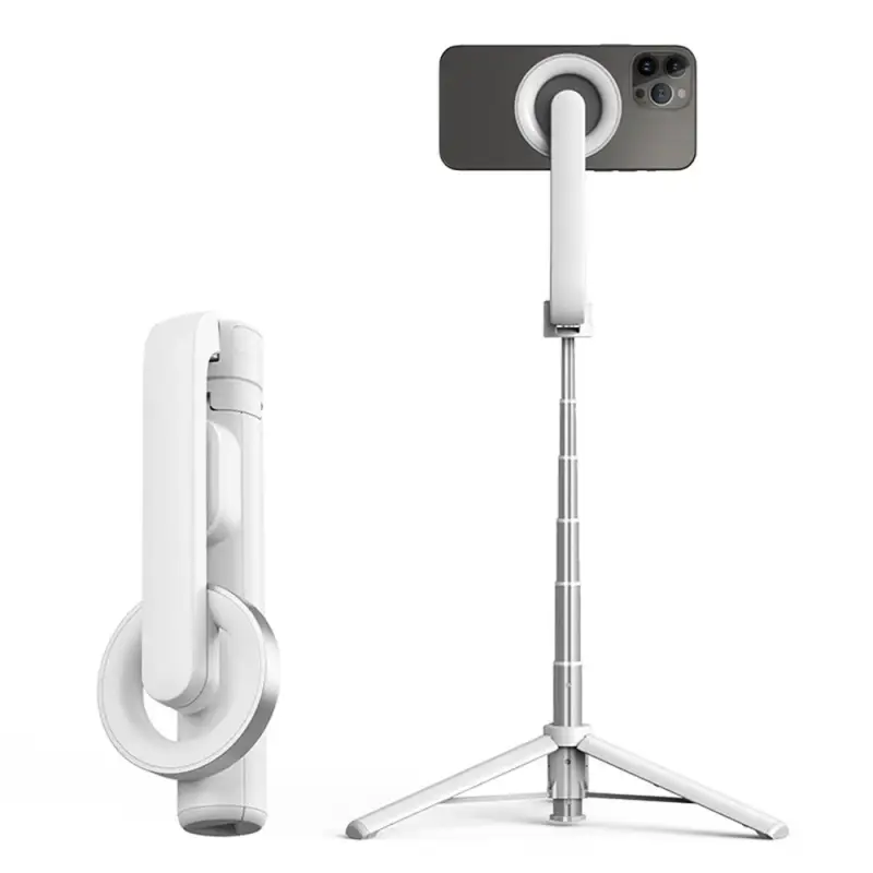 Wireless Magnetic Selfie Stick Tripod 690MM Phone Tripod Stand for Magsafe iPhone 15 14 13 12 11