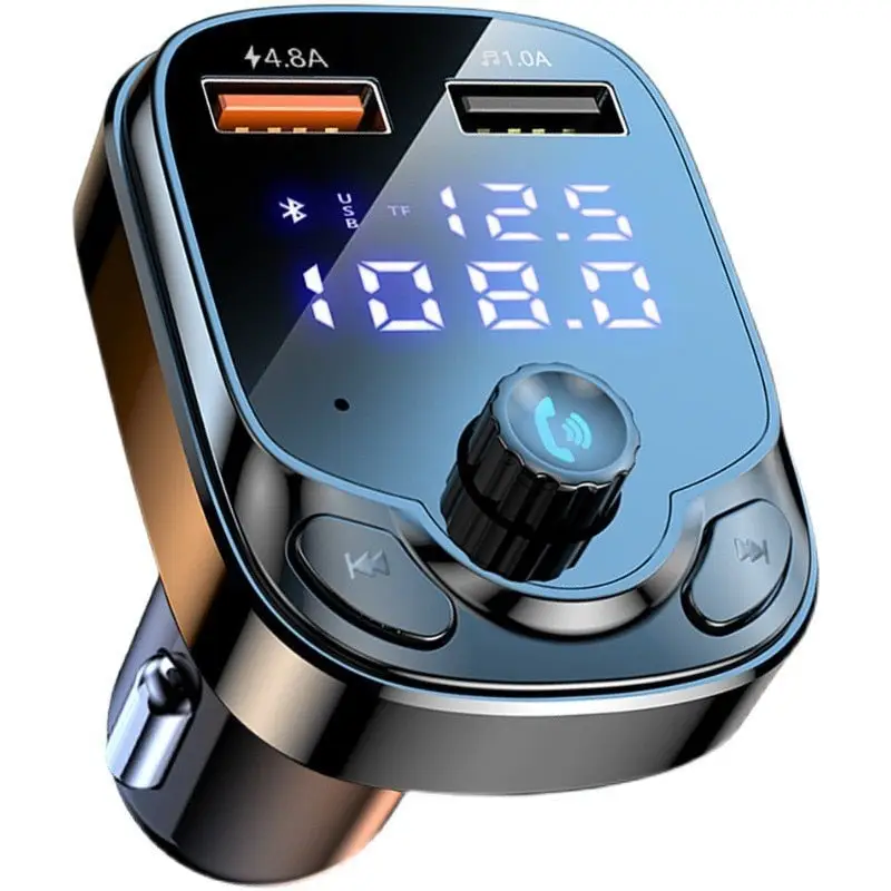 Olaf 4.8A 2-Port USB A Fast Charging Car Socket - Power Delivery PD Auto Phone Charger Plug
