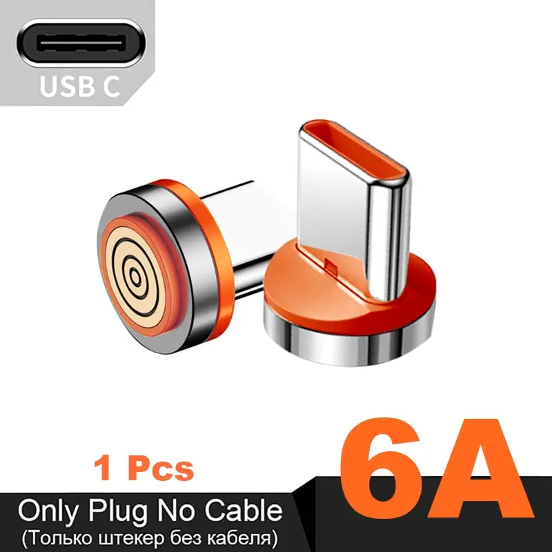 100W 6A Magnetic Connectors - USB A / Type C / iOS Lightning Power Delivery PD Connectors