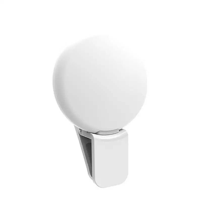 Mini Selfie Ring Light LED Flash Phone Lens Light USB Rechargeable Clip Mobile Phone Fill Lamp Women