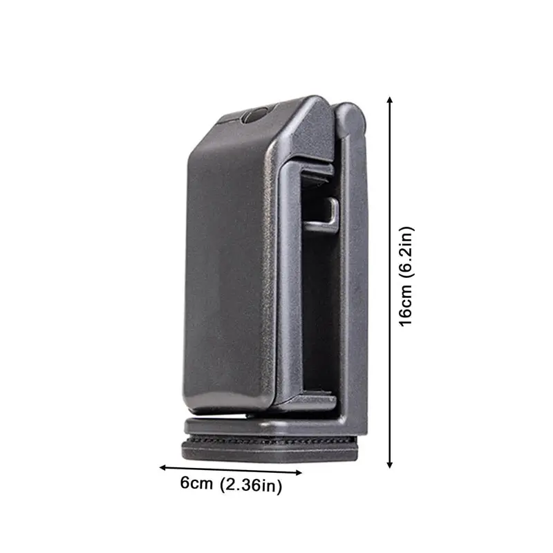 Foldable Rotating Clamp Style Airplane Phone Holder - Portable Adjustable Travel & Desk Stand
