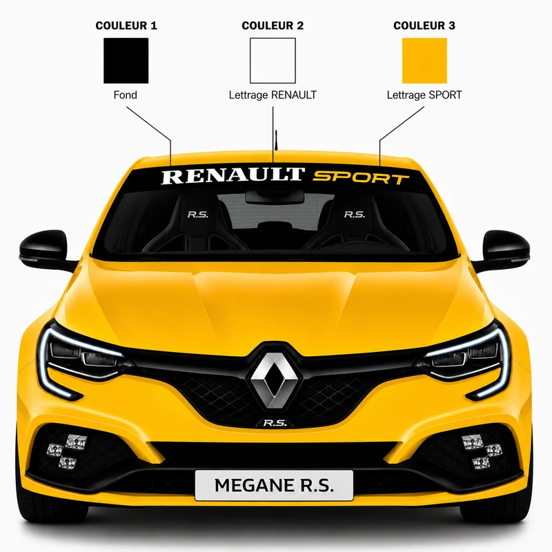 Bande Pare Soleil RENAULT SPORT