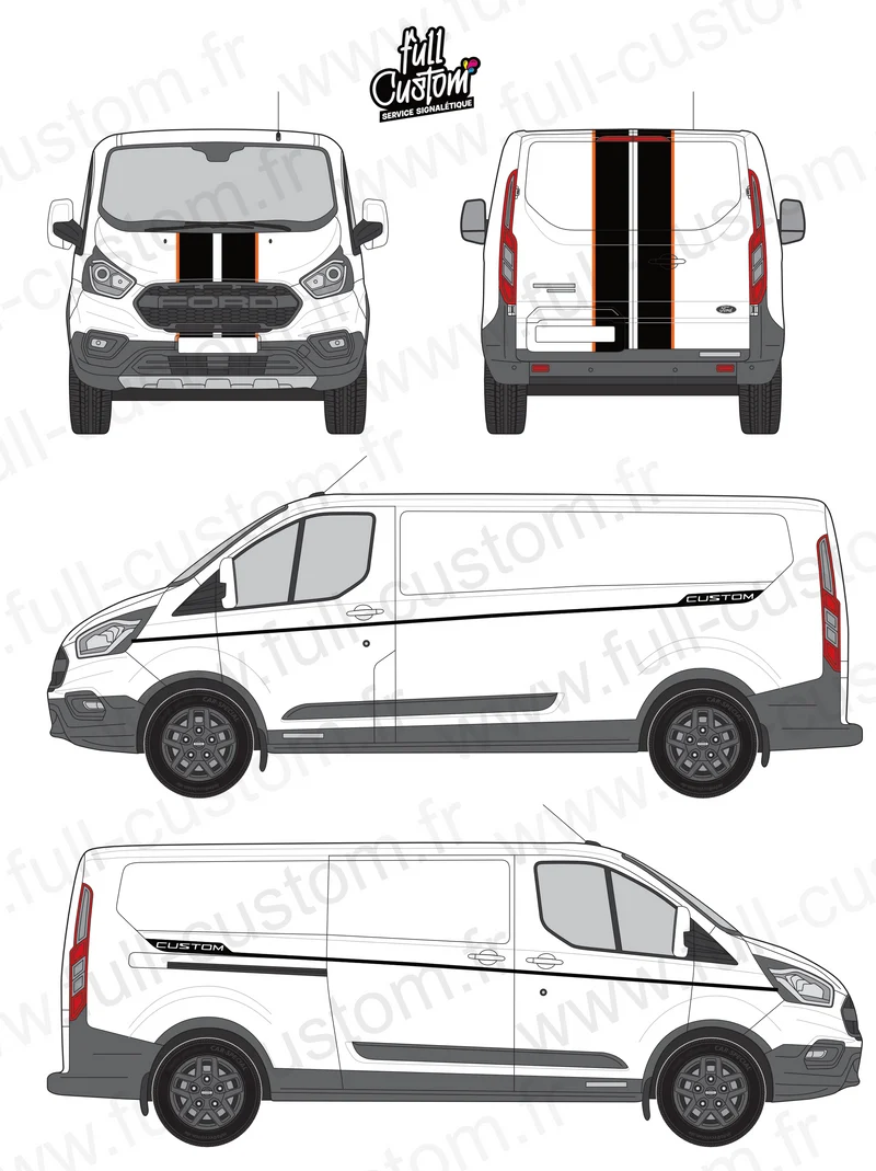 KIT pour transit custom 2012 -2023