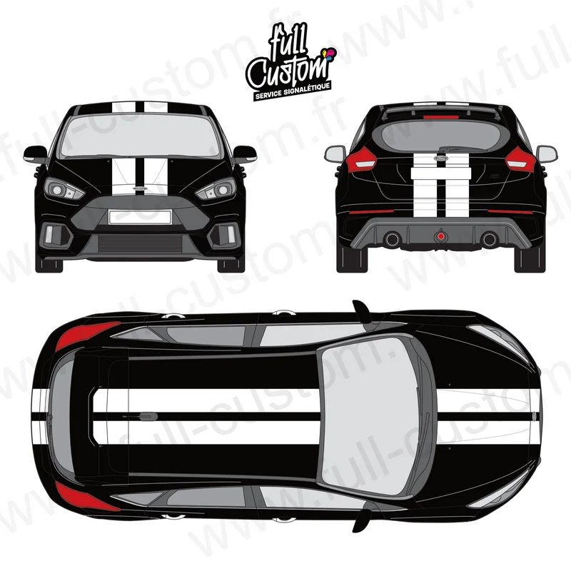 KIT de bandes pour focus ST/RS MK3