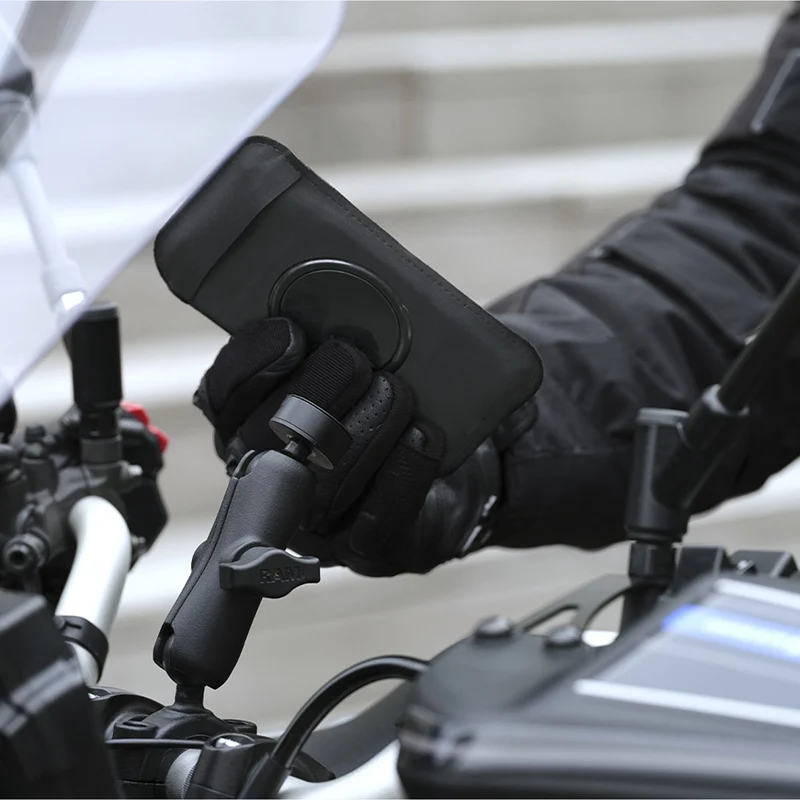 Support téléphone moto Boule/Sphère type RAM