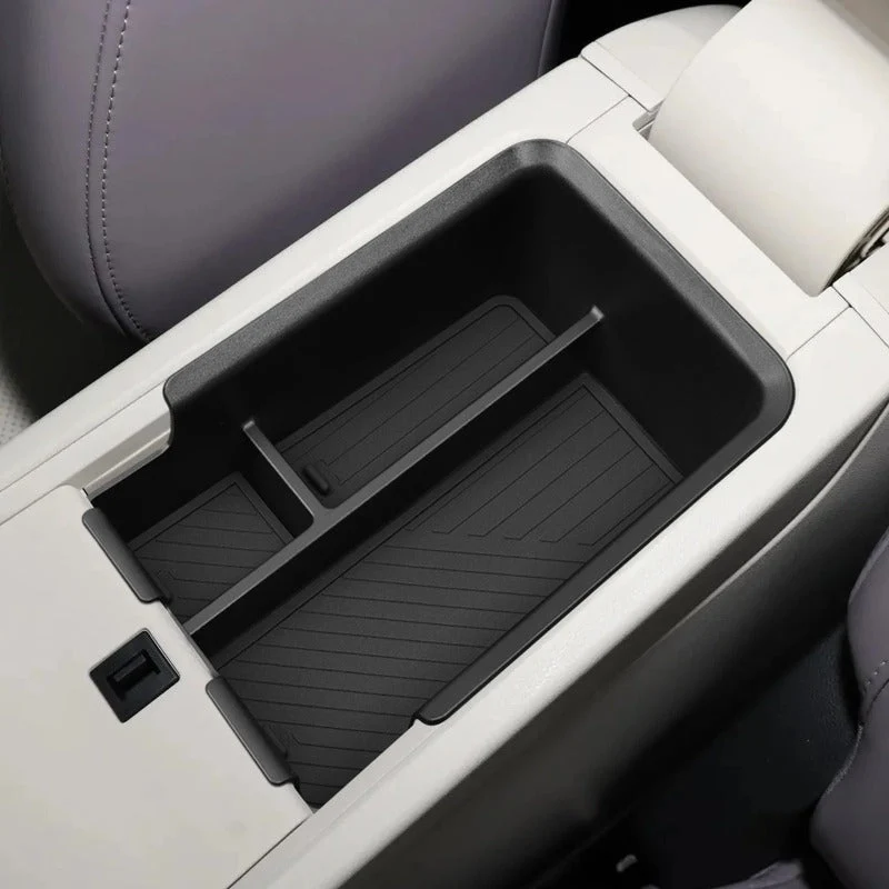 FMG4 EV Urban 2026 Boîte de rangement pour accoudoir de voiture, plateau de rangement pour console centrale, organisateur de plaque de rangement, accessoires intérieurs, plateau de rangement pour console centrale