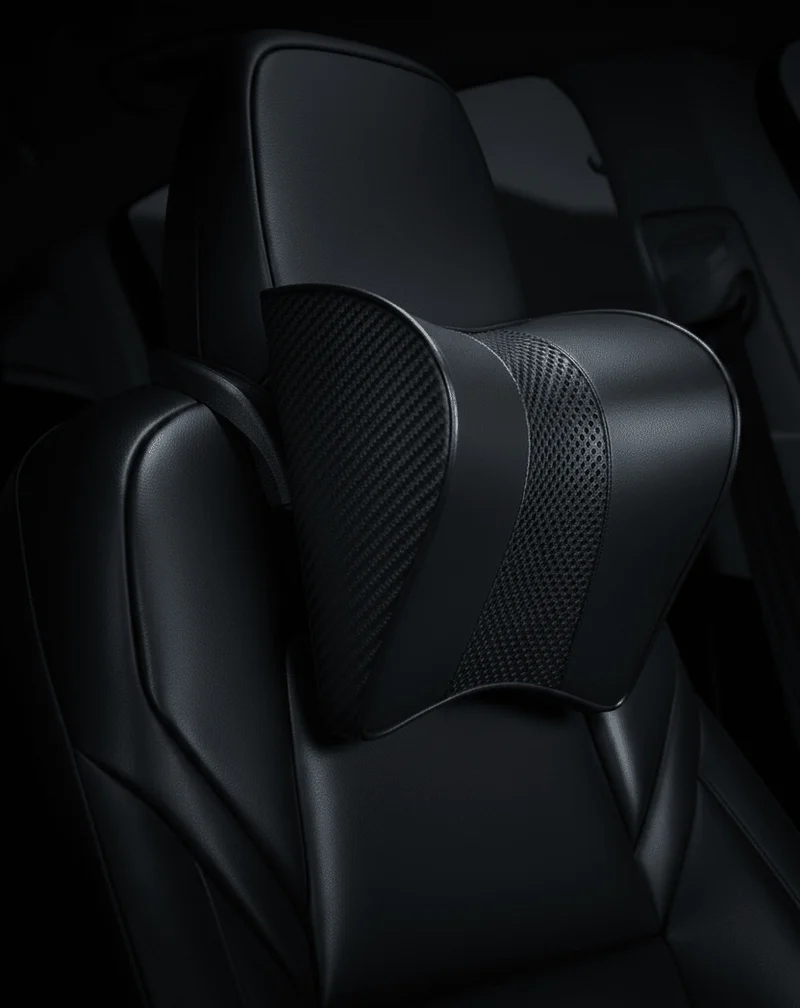 Oreiller appui-tête haut de gamme avec soutien de la nuque pour Tesla Model 3, Y, Highland & Juniper