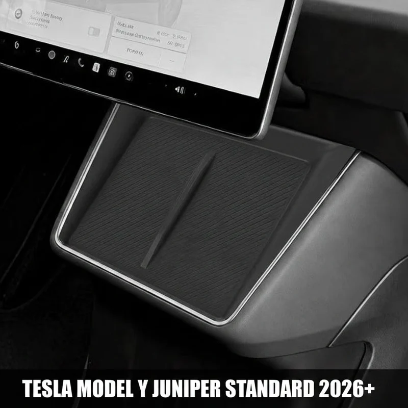 Tapis de protection antidérapant pour chargeur sans fil Tesla Model Y Juniper Standard RWD