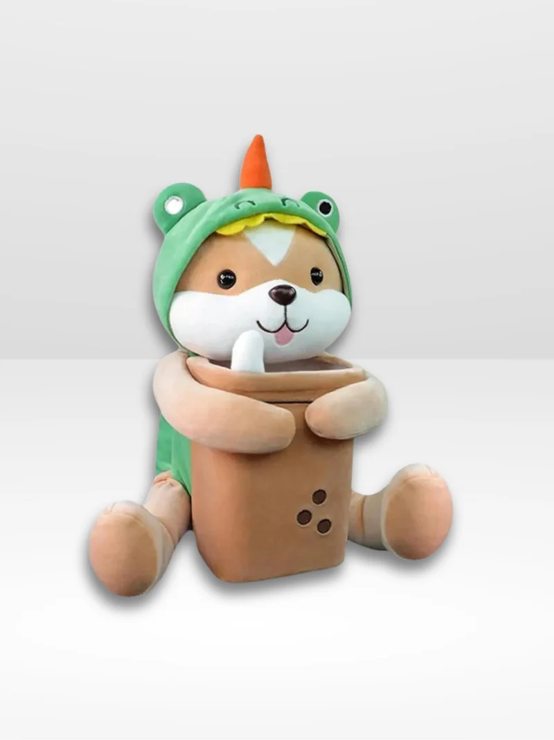 Peluche Chiot 2 en 1 pour voiture