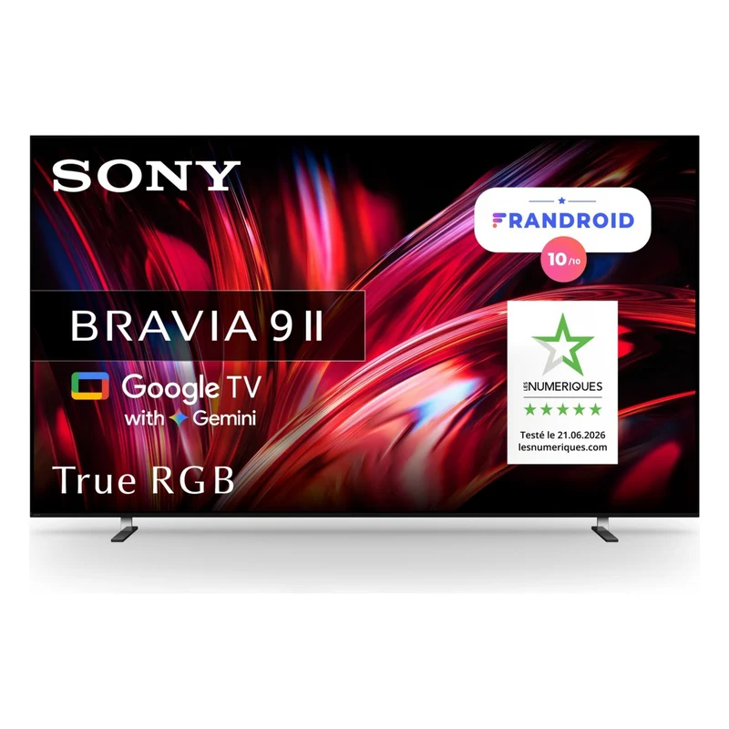 TV RGB SONY 115 BRAVIA 9 II (2026) 115" (291 cm) - True RGB (ultra lumineux), 120Hz, Google TV