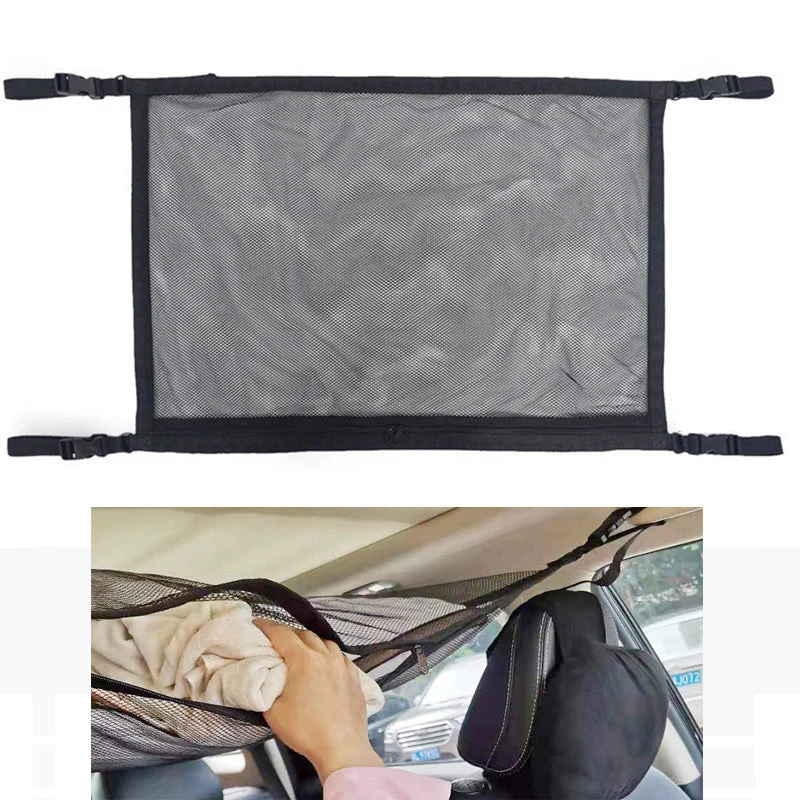 Sac de rangement en filet suspendu pour voiture