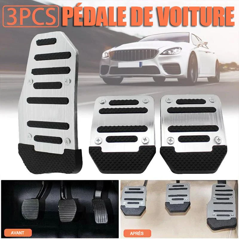 Pédale antidérapante pour voiture(3PCS)