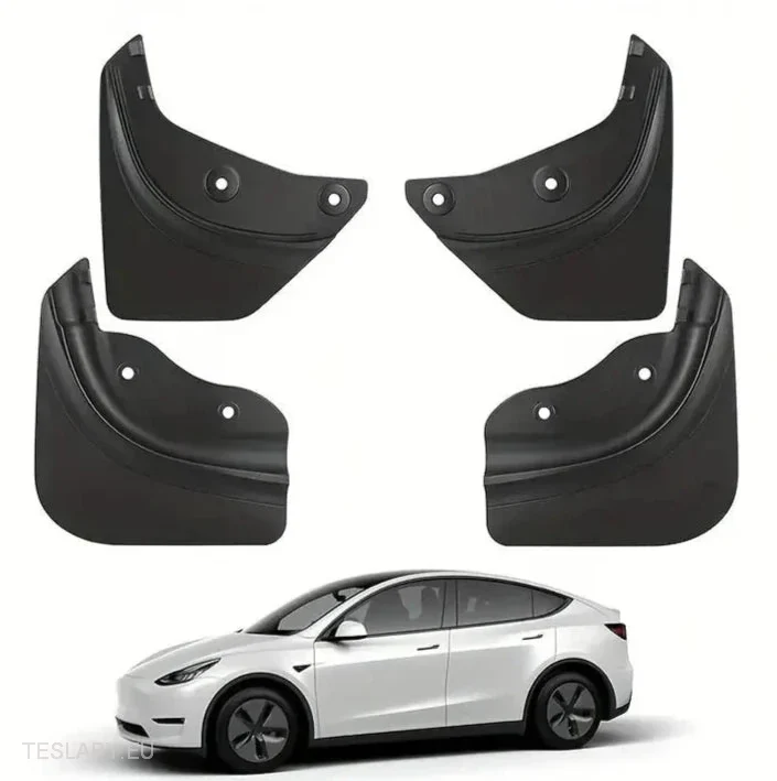 Tesla Model Bavettes garde-boue en TPU / Noir carbone ou blanc