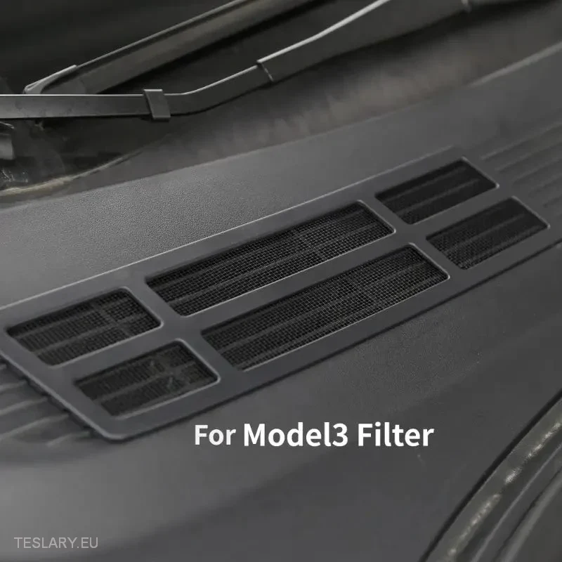 Tesla Model 3 Cache de protection d'entrée d'air avant (gris)