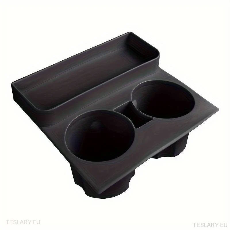 Tesla Model Porte-gobelet et rangement en silicone noir 3/Y