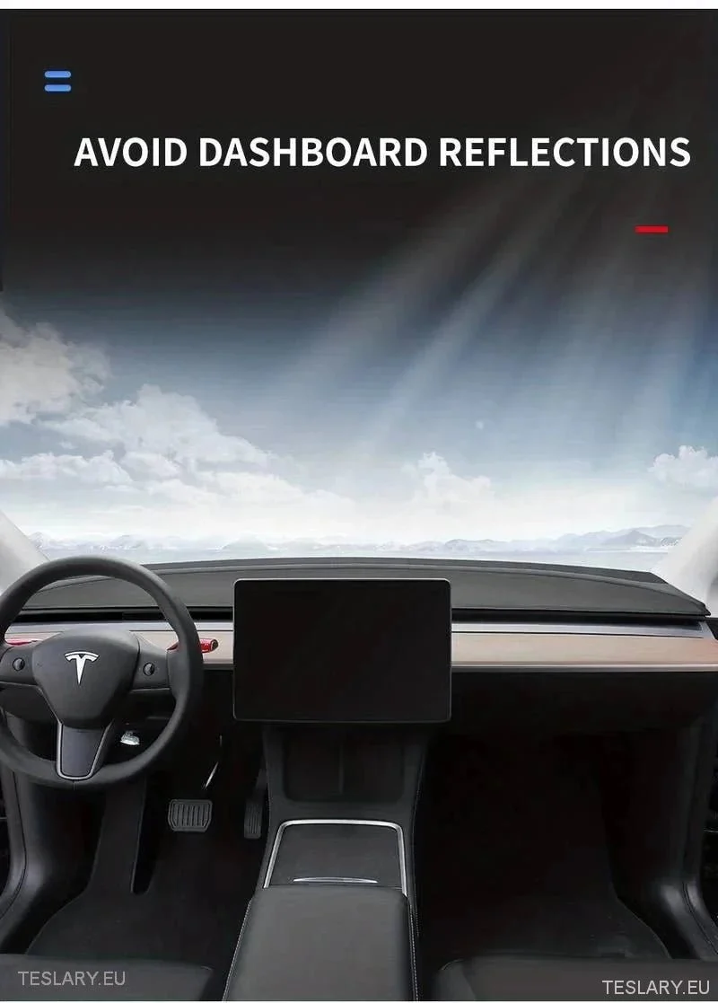 Tesla Model 3/Y Couvercle de tableau de bord intérieur