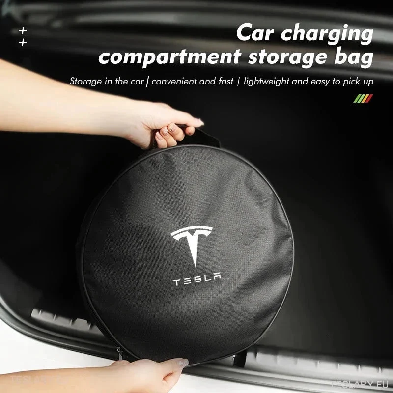 Sacs de rangement pour câbles EV ronds et carrés avec logo
