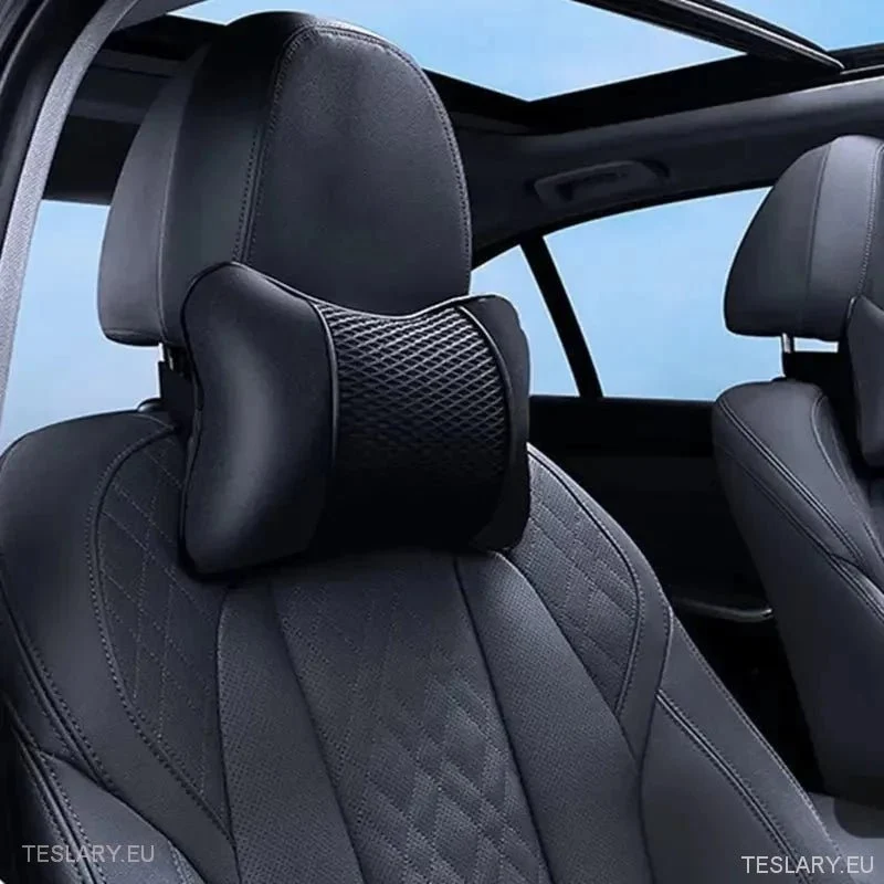 Appuie-tête universel en cuir PU compatible avec Tesla 3, Y, S et X